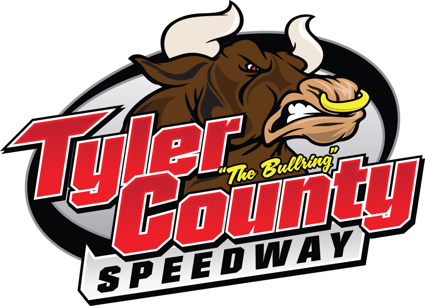 Tyler County Speedway Angry Bull Decal (4x6)